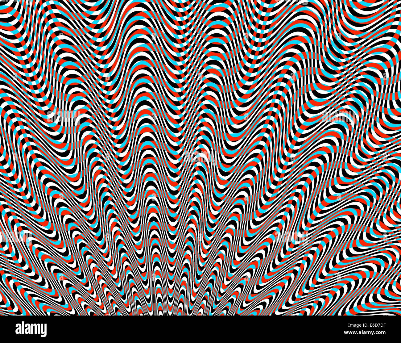 Abstract vettoriale modificabile pattern di sfondo di linee ondulate Illustrazione Vettoriale