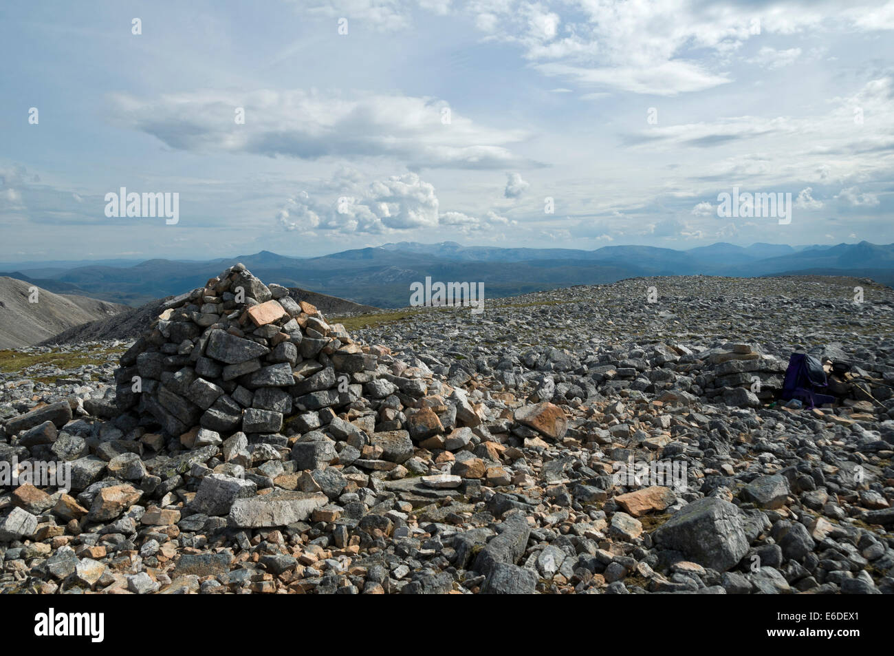 Il vertice della cresta Arkle, 787m, Sutherland, Scotland, Regno Unito Foto Stock