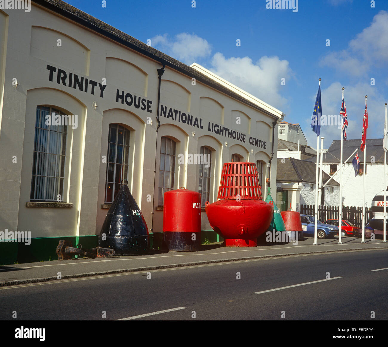 Trinity House nazionale centro Faro Penzance Cornwall Regno Unito Foto Stock