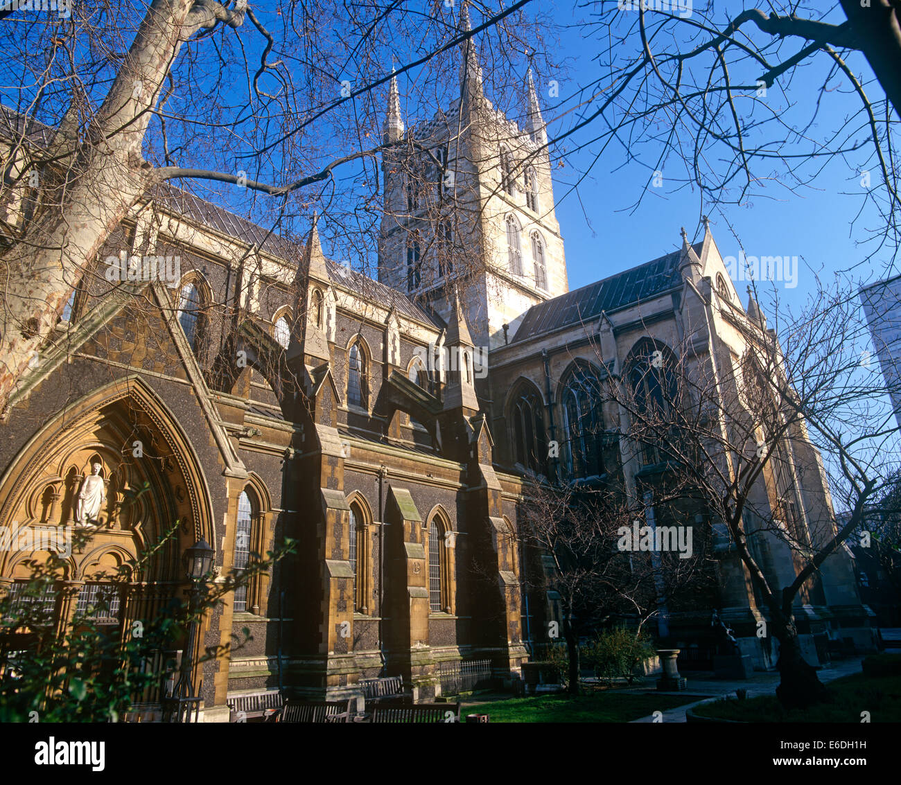Cattedrale di Southwark LONDON REGNO UNITO Foto Stock
