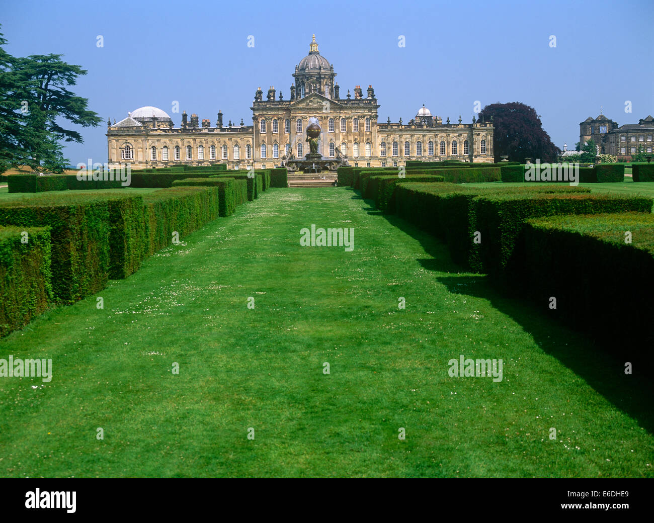 Castle Howard palazzo del XVIII secolo coneysthorpe North Yorkshire Regno Unito Foto Stock