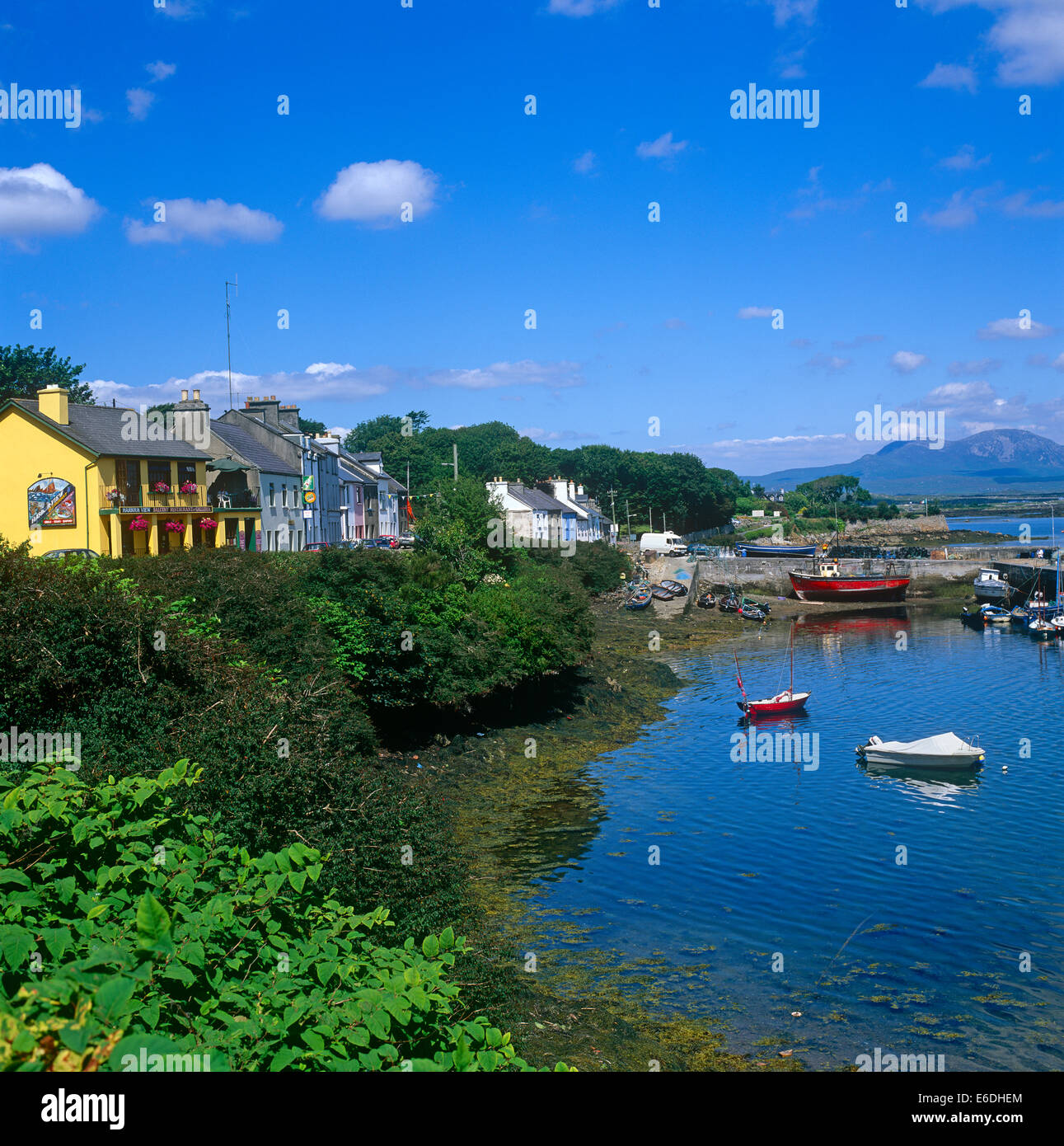 Roundstone Connemara County Galway Irlanda Foto Stock