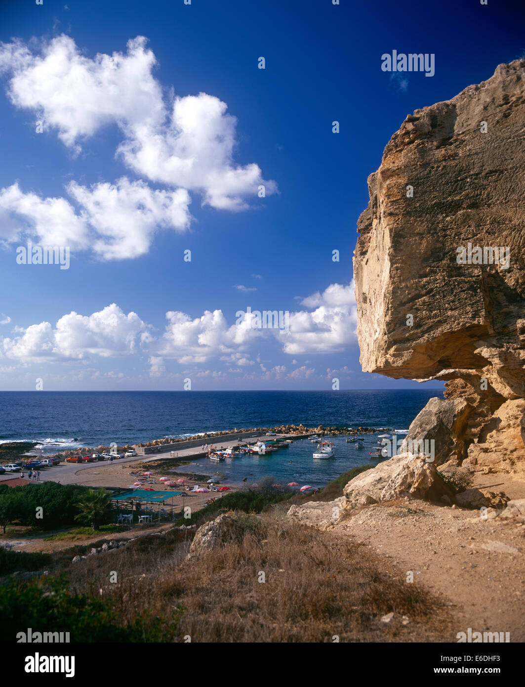 Porto di pesca di Cipro Foto Stock