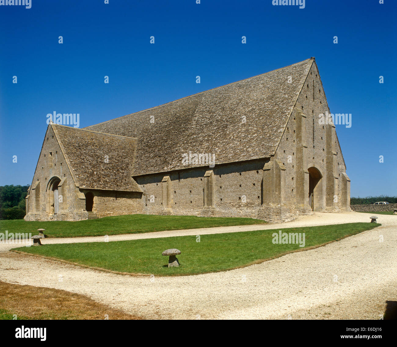 Egli grande fienile Coxwell Oxfordshire UK Foto Stock