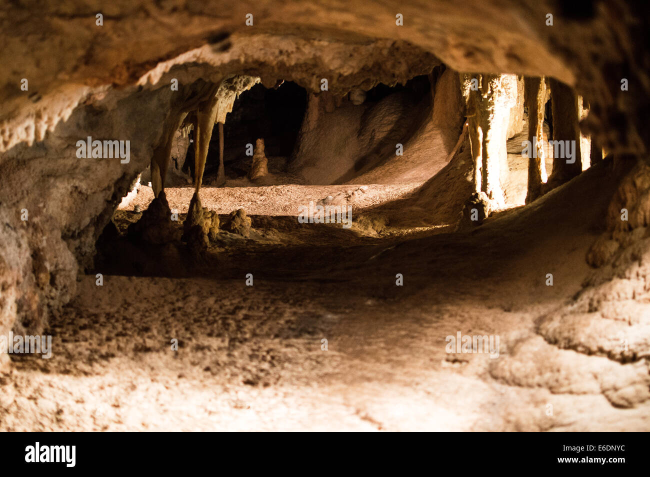 Caverne di Jenolan cristallizzazione Foto Stock