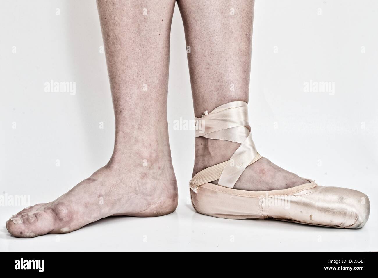 piedi delle ballerine