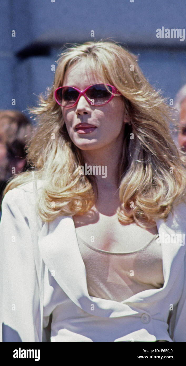 L'attrice Tanya Roberts 1985 Foto Stock