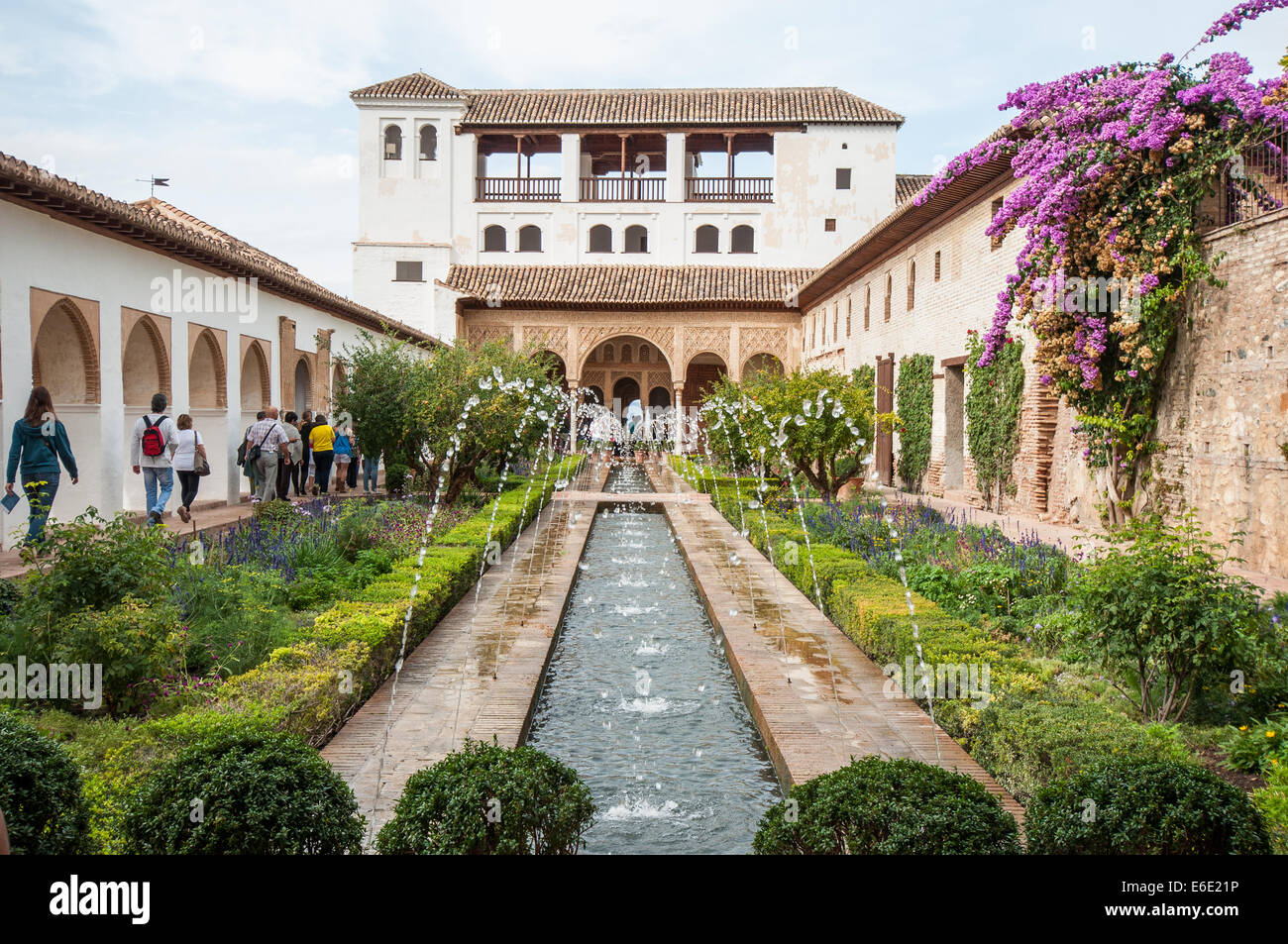 Palacios Nazaries dell'Alhambra Foto Stock