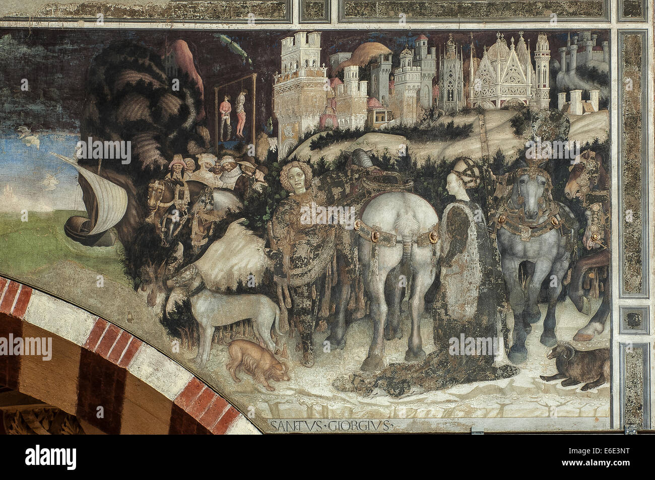 Italia Verona Santa Anastasia chiesa . Cappella Pellegrini