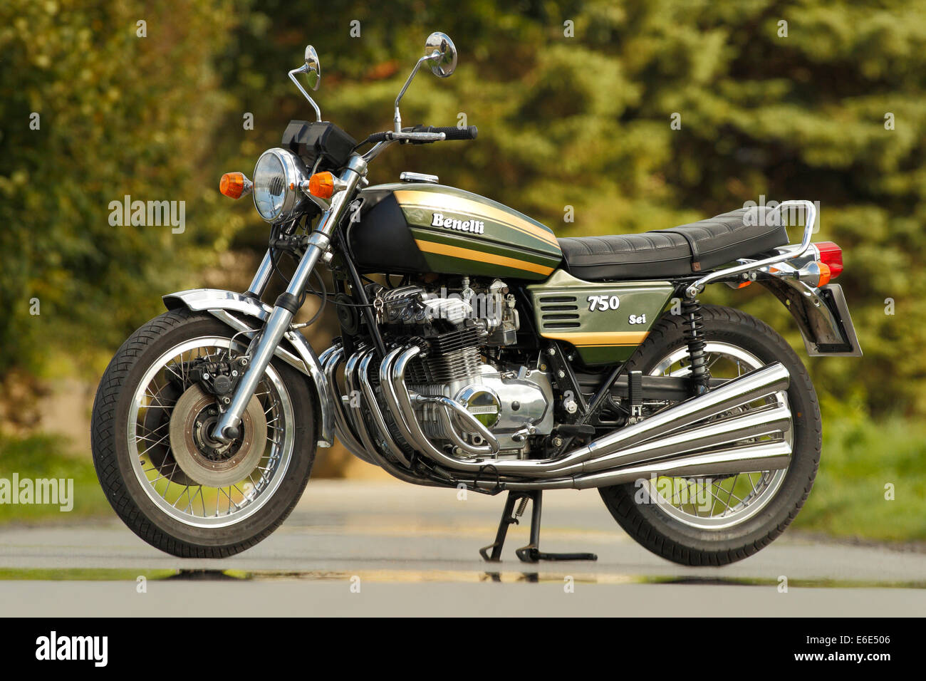 Motociclo, Benelli 750 Sei Foto stock - Alamy