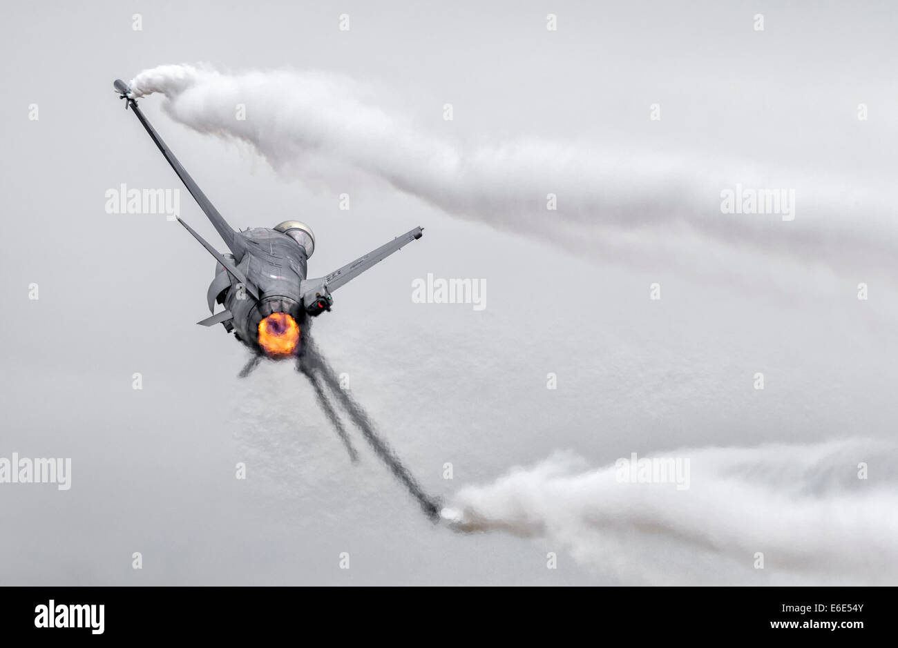 General Dynamics F16 Fighting Falcon - jet fighter olandese della Air force Foto Stock