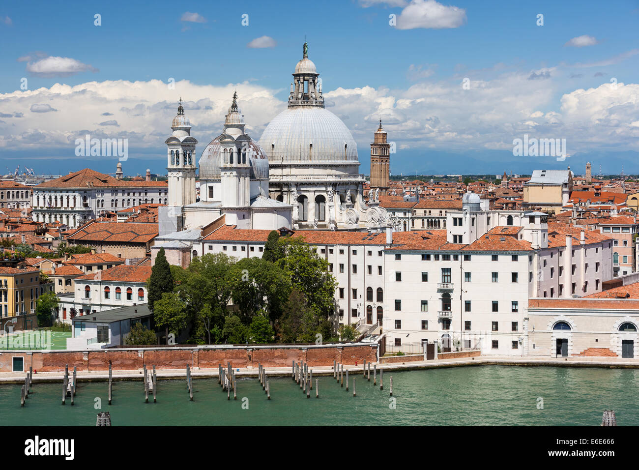 Basilica di Santa Maria della Salute, Venezia Italia Foto Stock