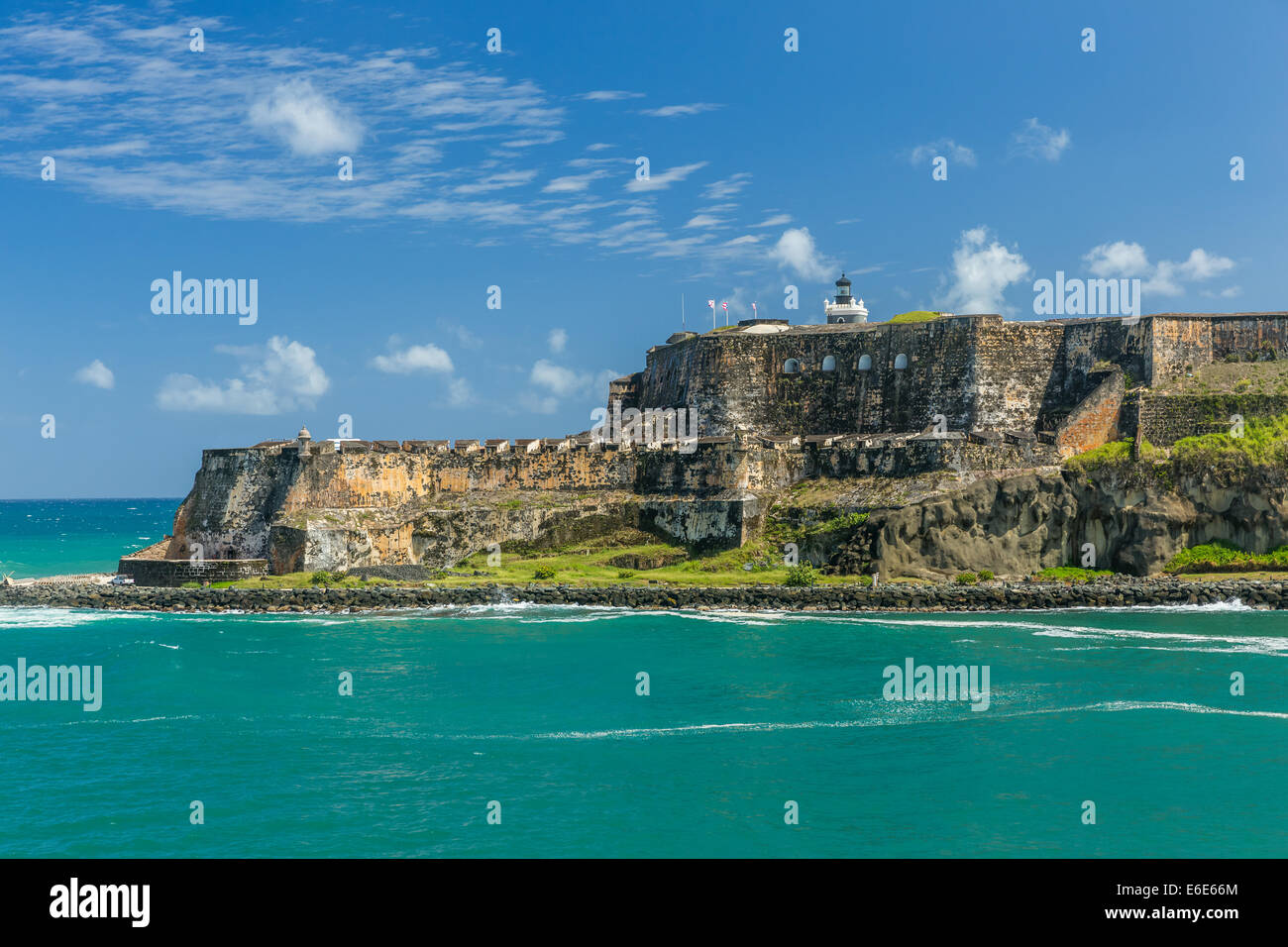 Fort San Felipe del Moro, San Juan di Porto Rico Foto Stock
