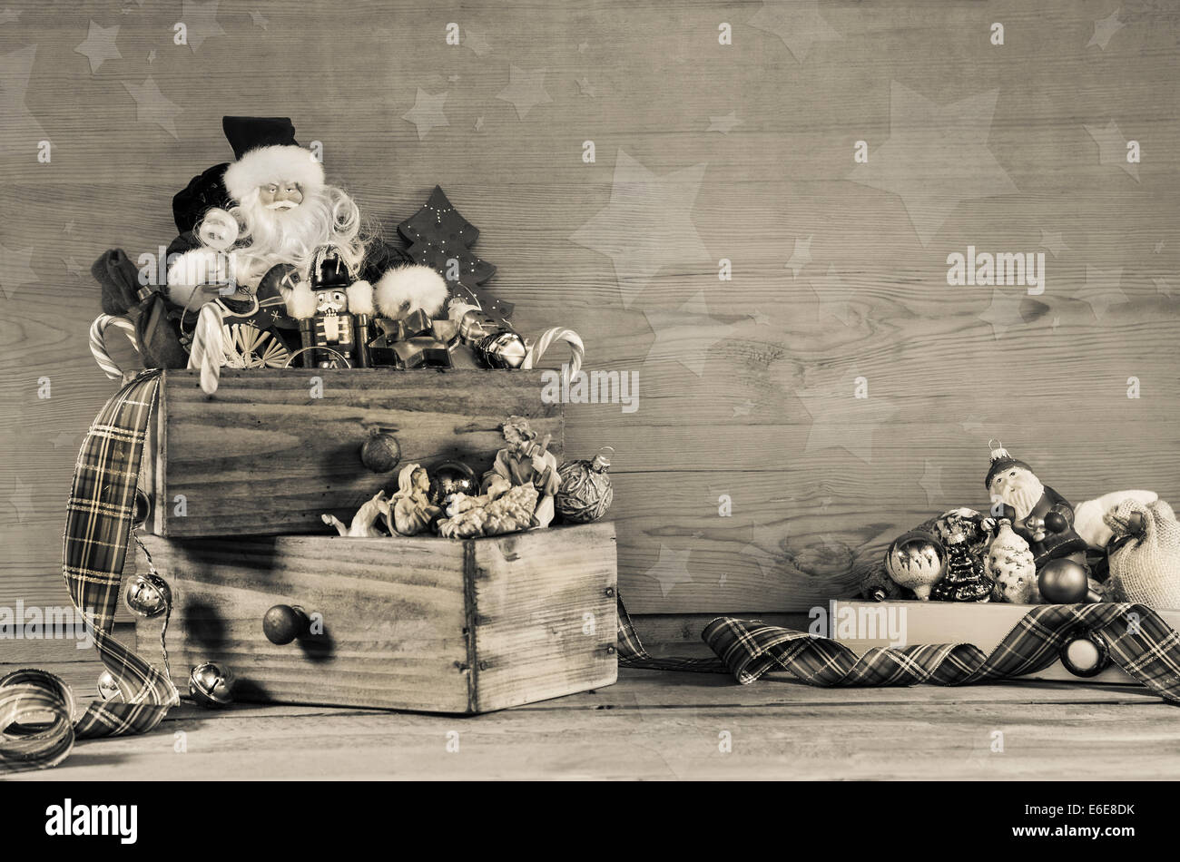 Immagini Natale Shabby.Grey Chic Christmas Background Wood Immagini E Fotos Stock Alamy