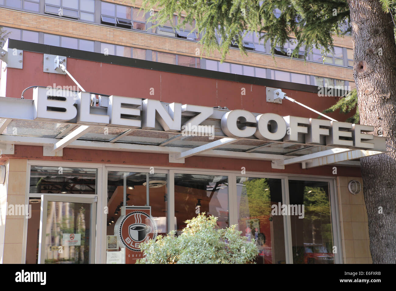 Blenz coffee shop Vancouver Foto Stock