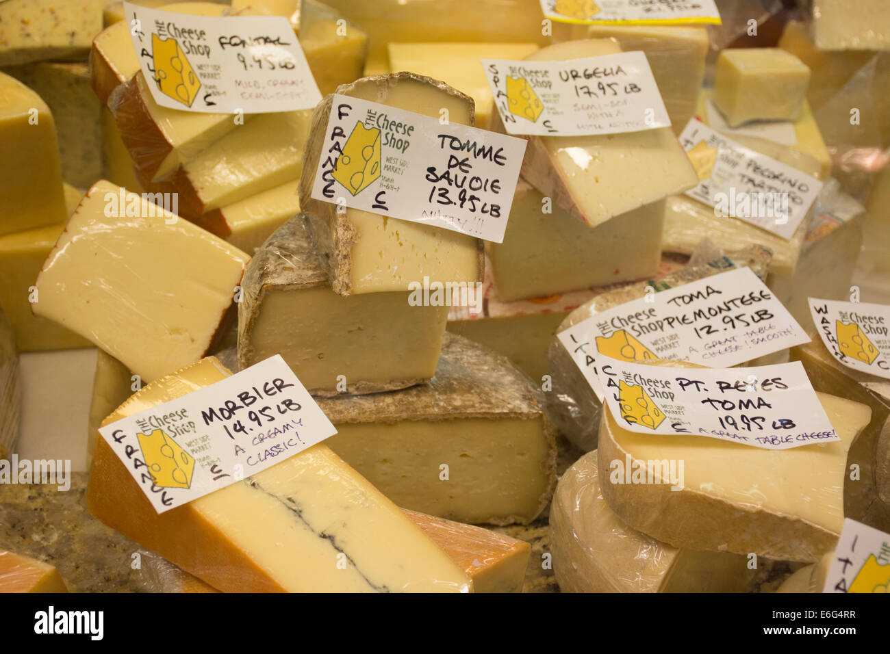 Ohio, Cleveland. Lato ovest mercato, Cleveland più antica di funzionamento continuo mercato, iniziato nel 1912. Foto Stock