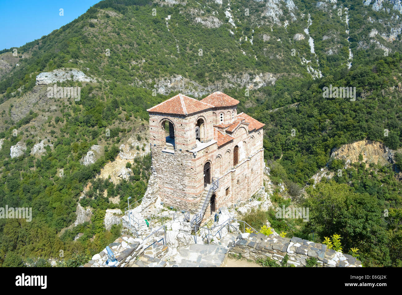 Asenov Fortezza, antica chiesa Foto Stock