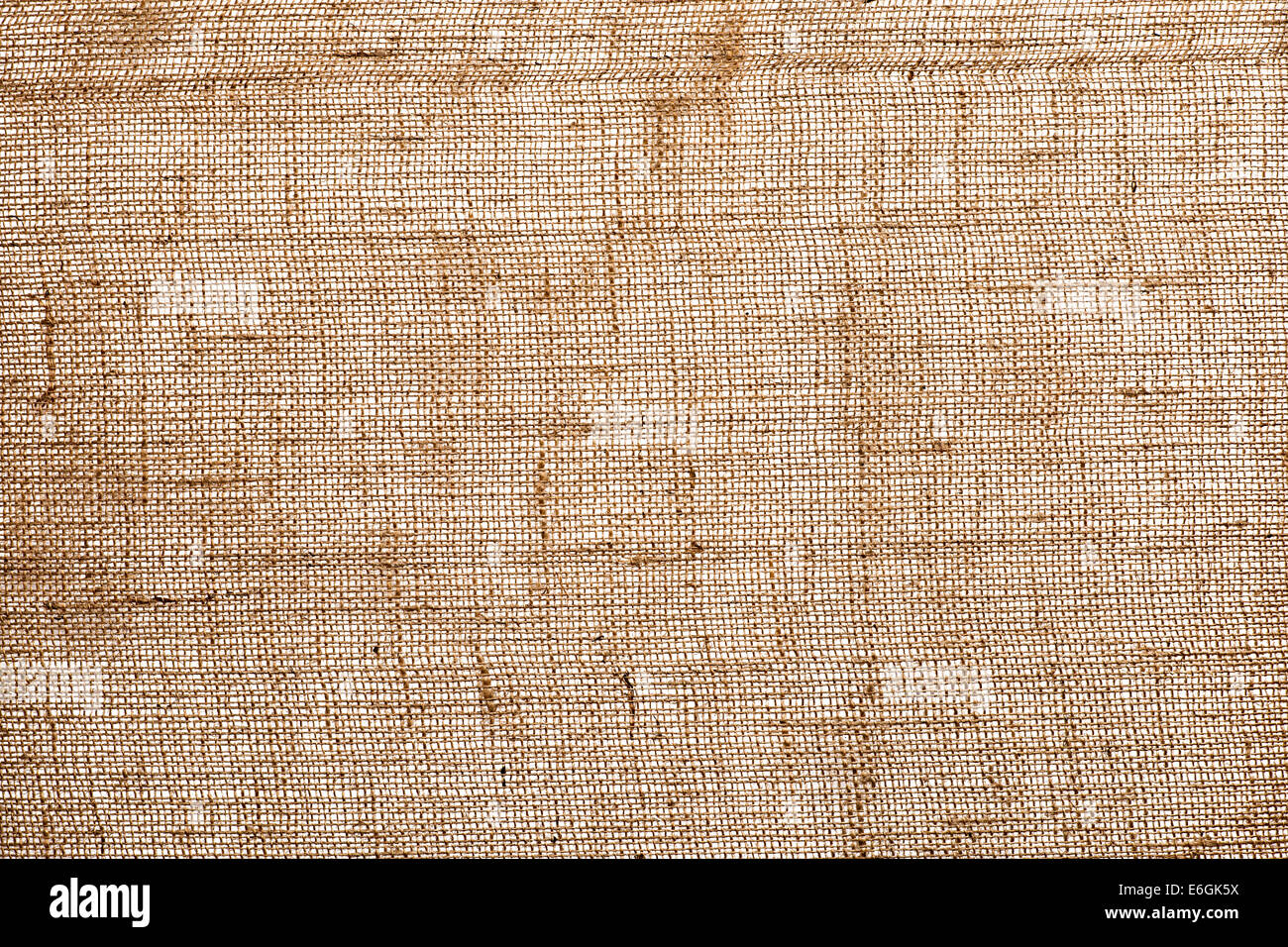 Texture di sfondo di tessuti di iuta Foto stock - Alamy