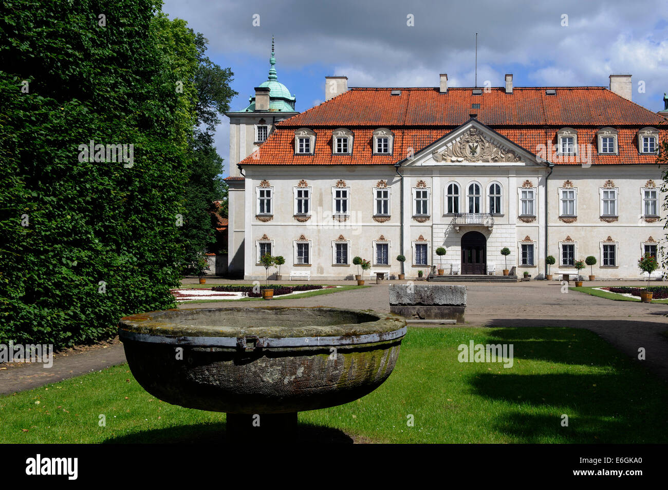 Castello barocco di Nieborow nei pressi di Lowicz, Polonia, Europa Foto Stock