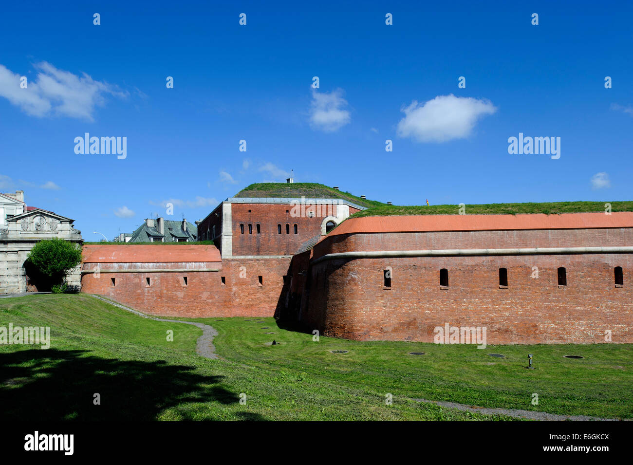 Parete della città di Zamosc, Polonia, Europa, dall'UNESCO patrimonio dell'umanità Foto Stock