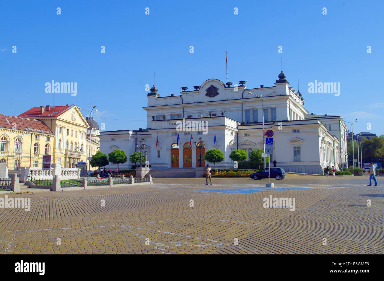 Assemblea nazionale della Repubblica di Bulgaria è un organismo statale che esercitano il potere legislativo nella Repubblica di Bulgaria. Nazionali Foto Stock