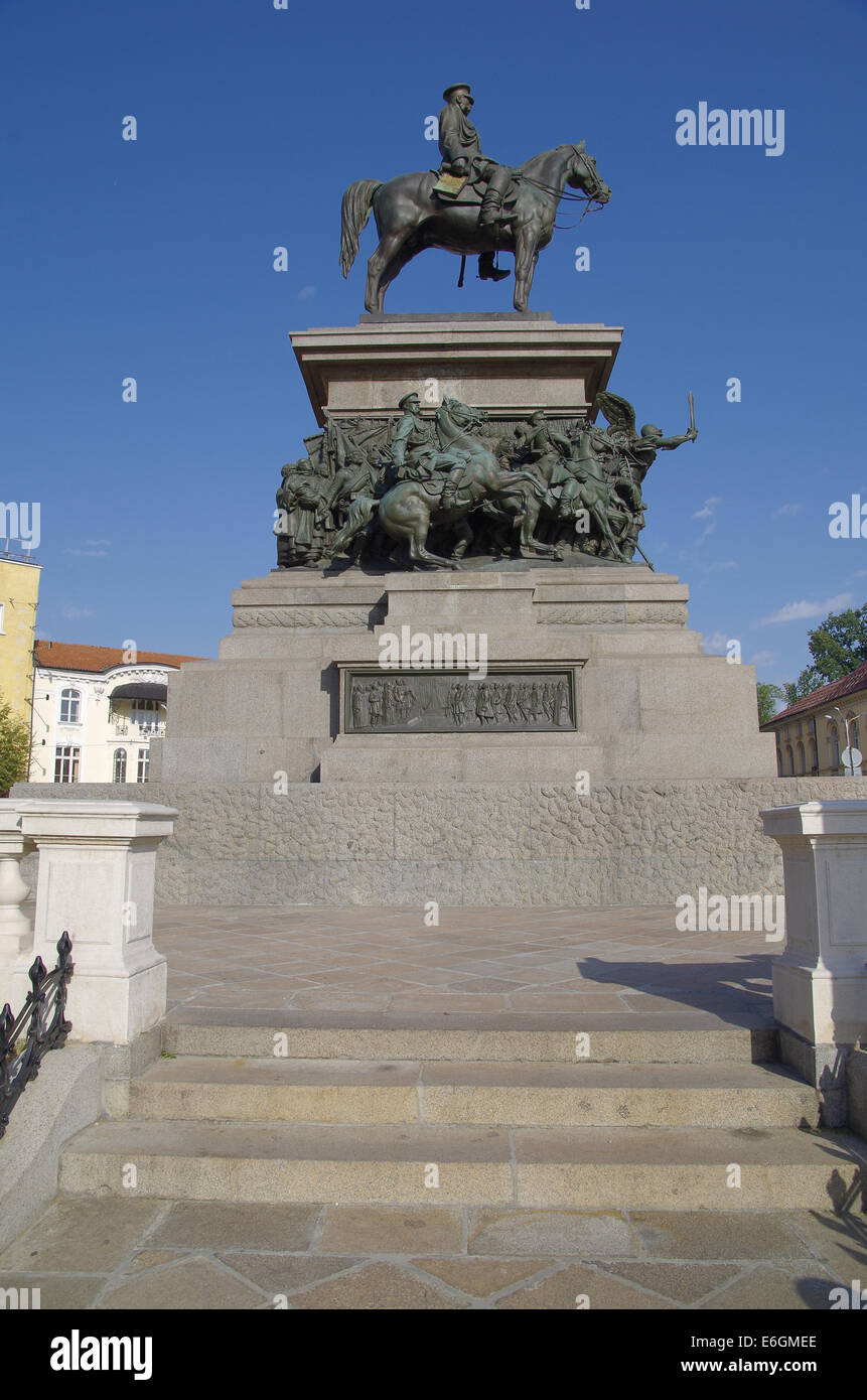 Monumento ai liberatori, è uno dei più imponenti monumenti di Sofia, il lavoro di scultore italiano Arnaldo Zocchi. Esso wa Foto Stock