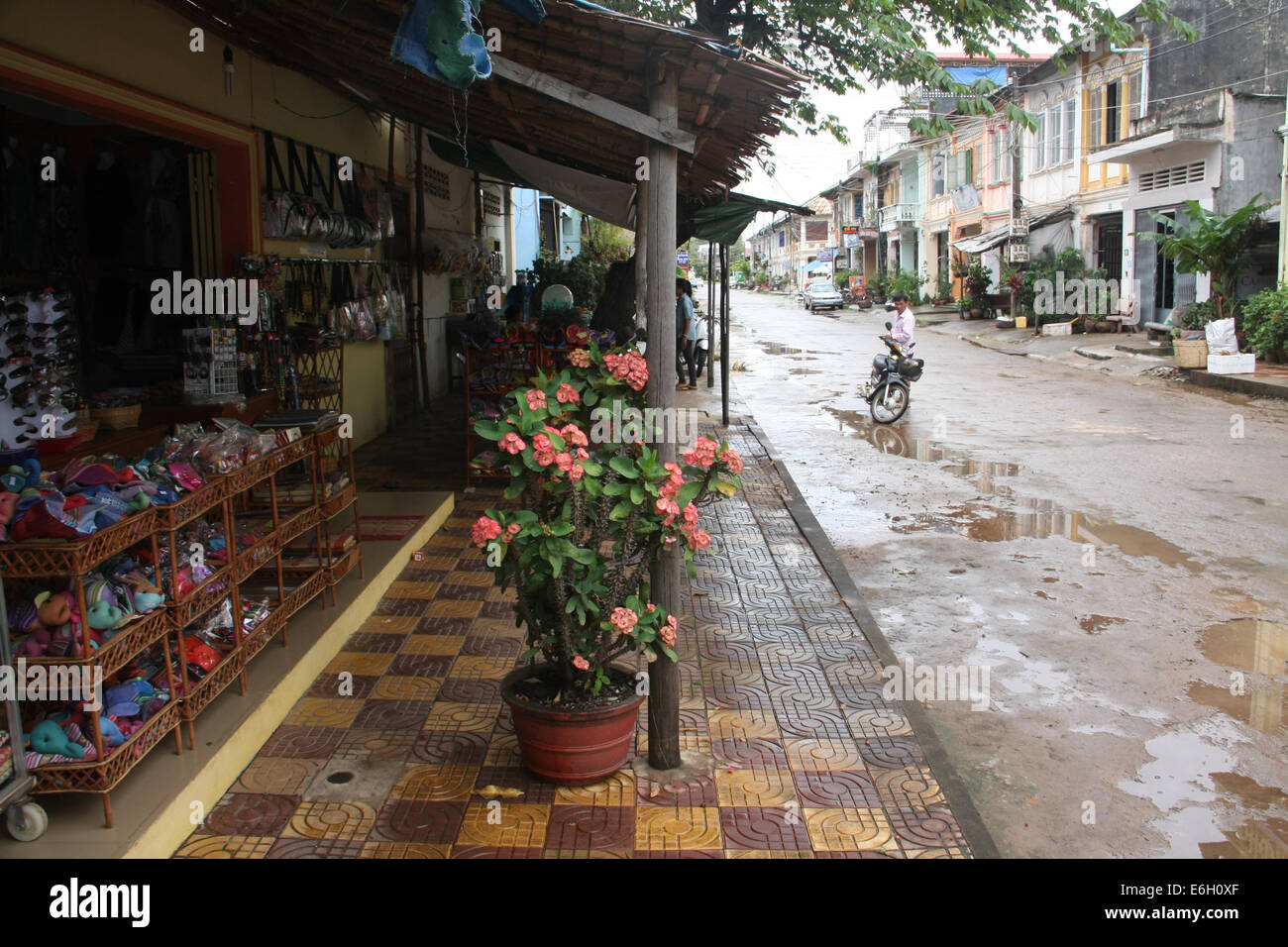 Kampot in Cambogia Foto Stock