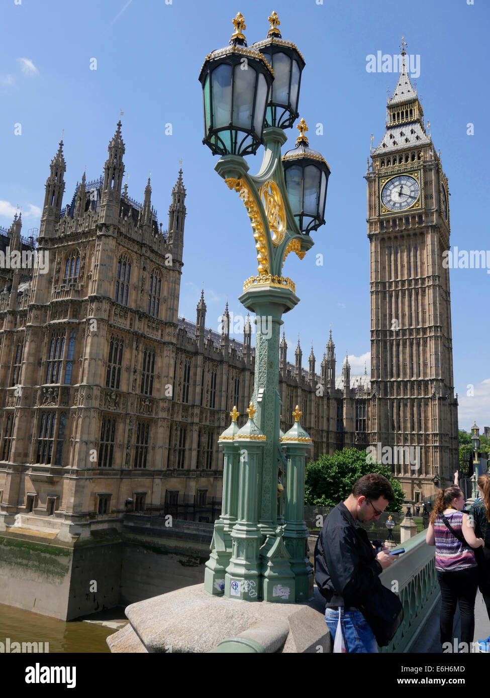 Il Big Ben e il Parlamento, Westminister, London REGNO UNITO Foto Stock