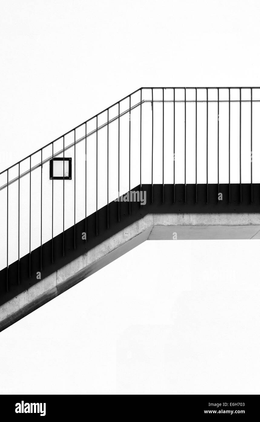 Moderna scala Foto Stock