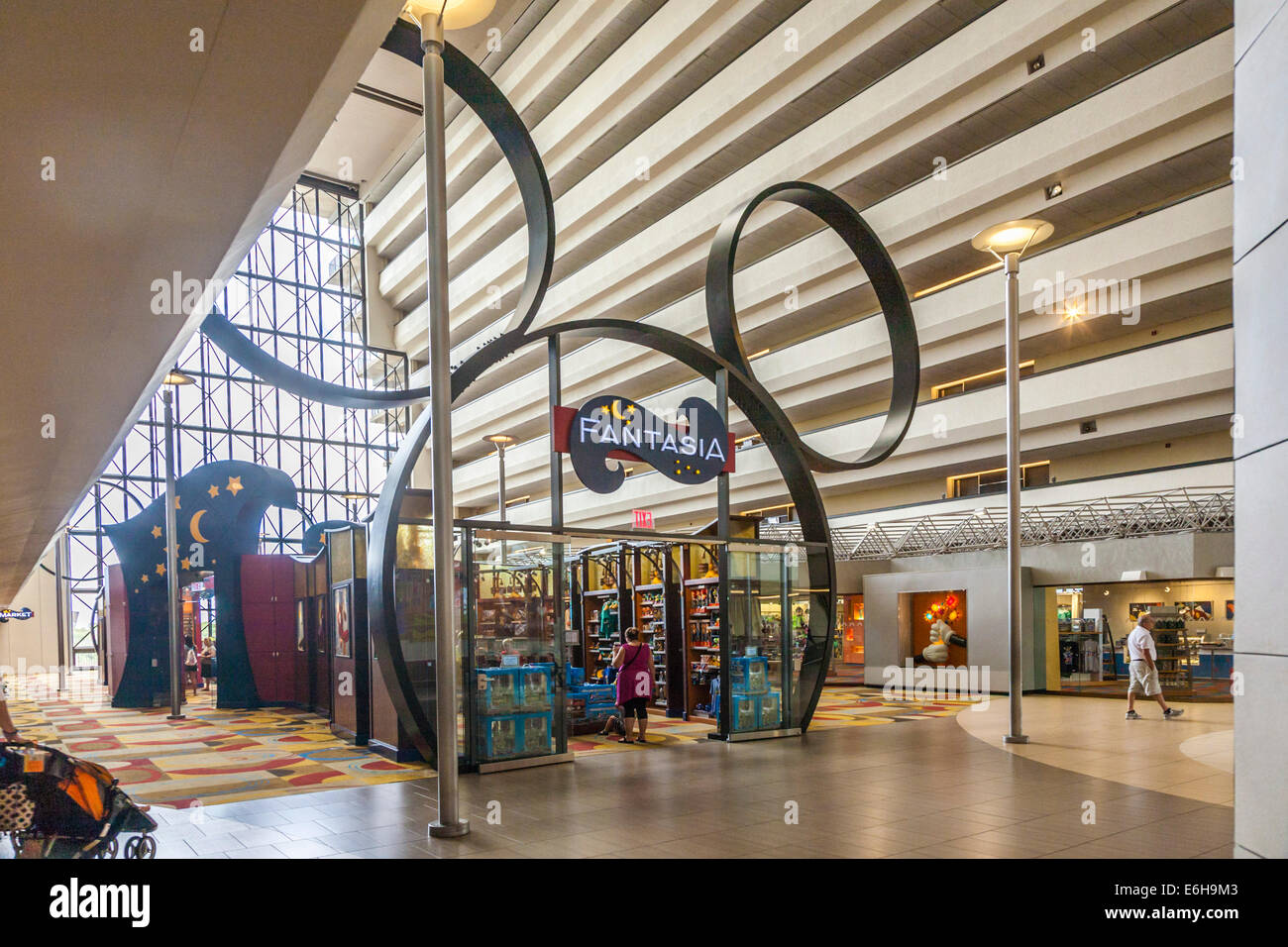 Fantasia shop all'interno del resort contemporaneo hotel in Walt Disney World, Florida Foto Stock