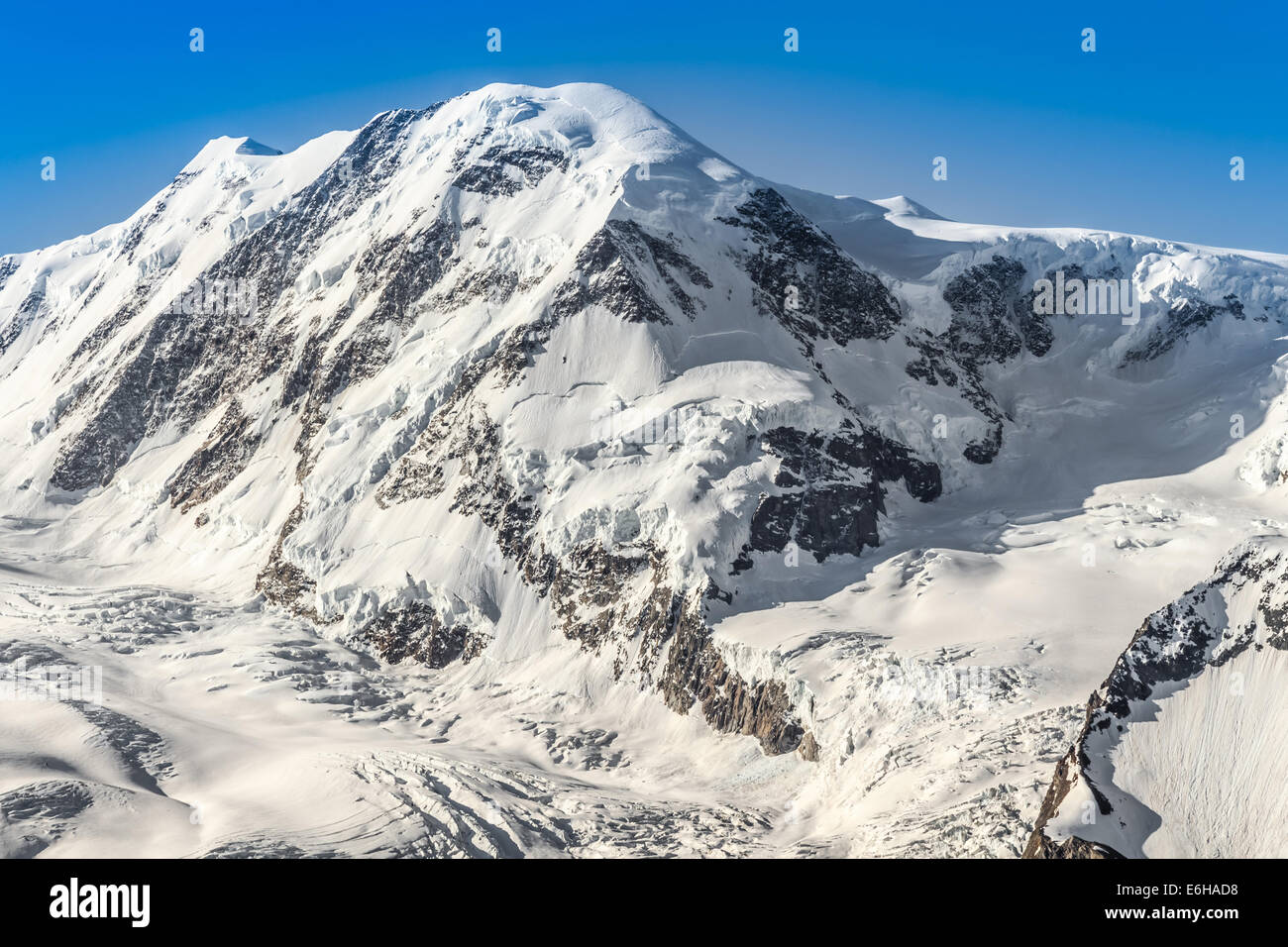 Belle Montagne Paesaggio a Zermatt, Svizzera Foto Stock