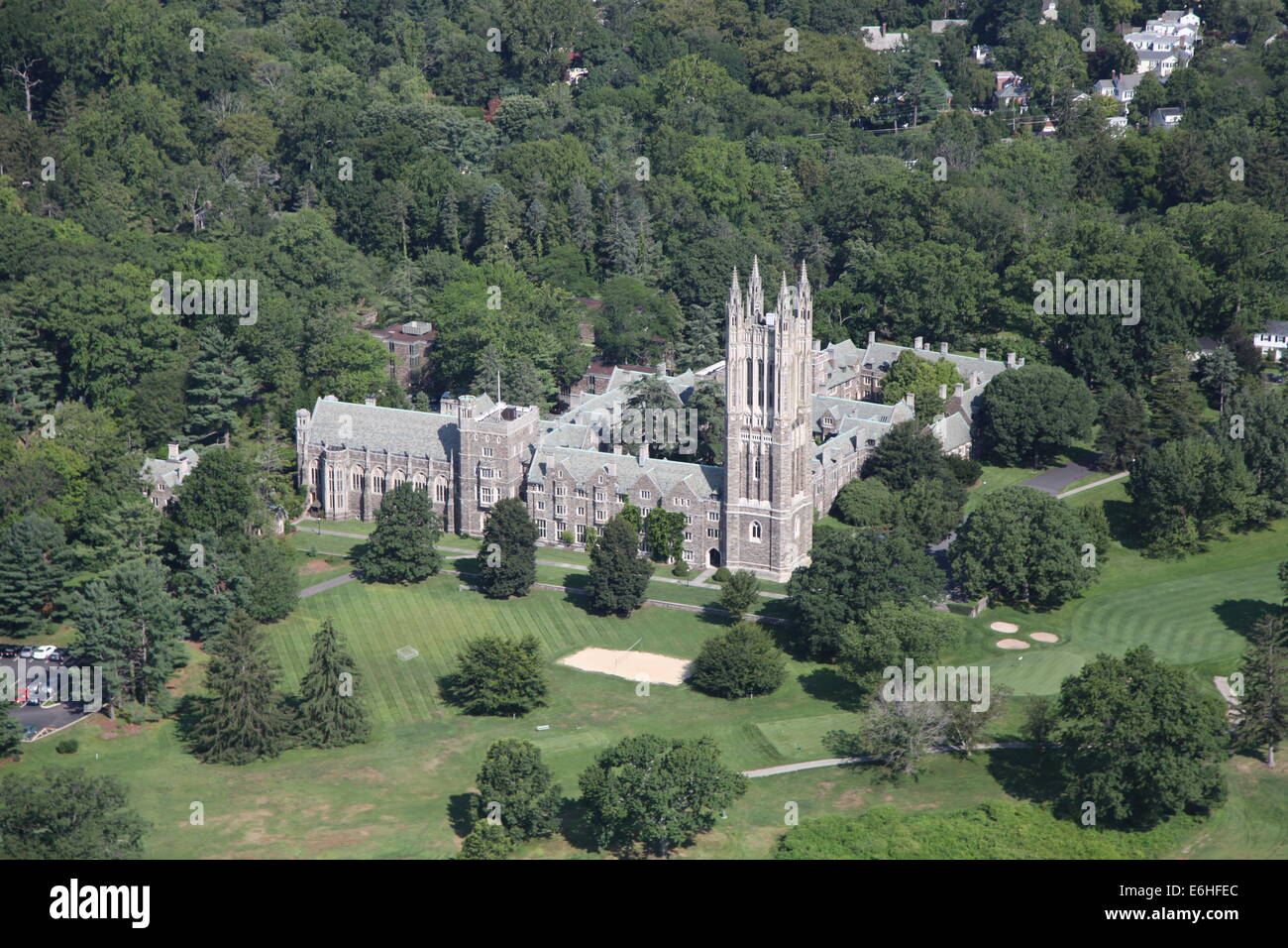 Vista aerea della Princeton, New Jersey Foto Stock