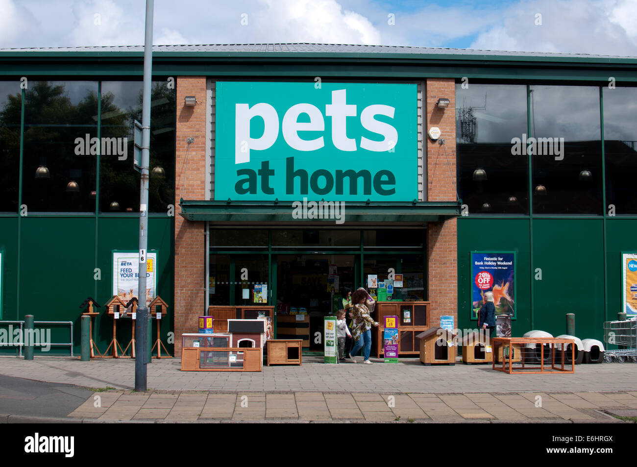 Animali domestici in casa store, Nuneaton Warwickshire, Regno Unito Foto Stock