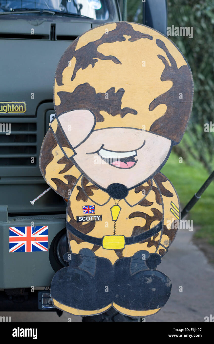 Mascot per Scotty's Little soldati è dedicato al supporto dei figli degli uomini e delle donne uccisi mentre serve nell'esercito Foto Stock