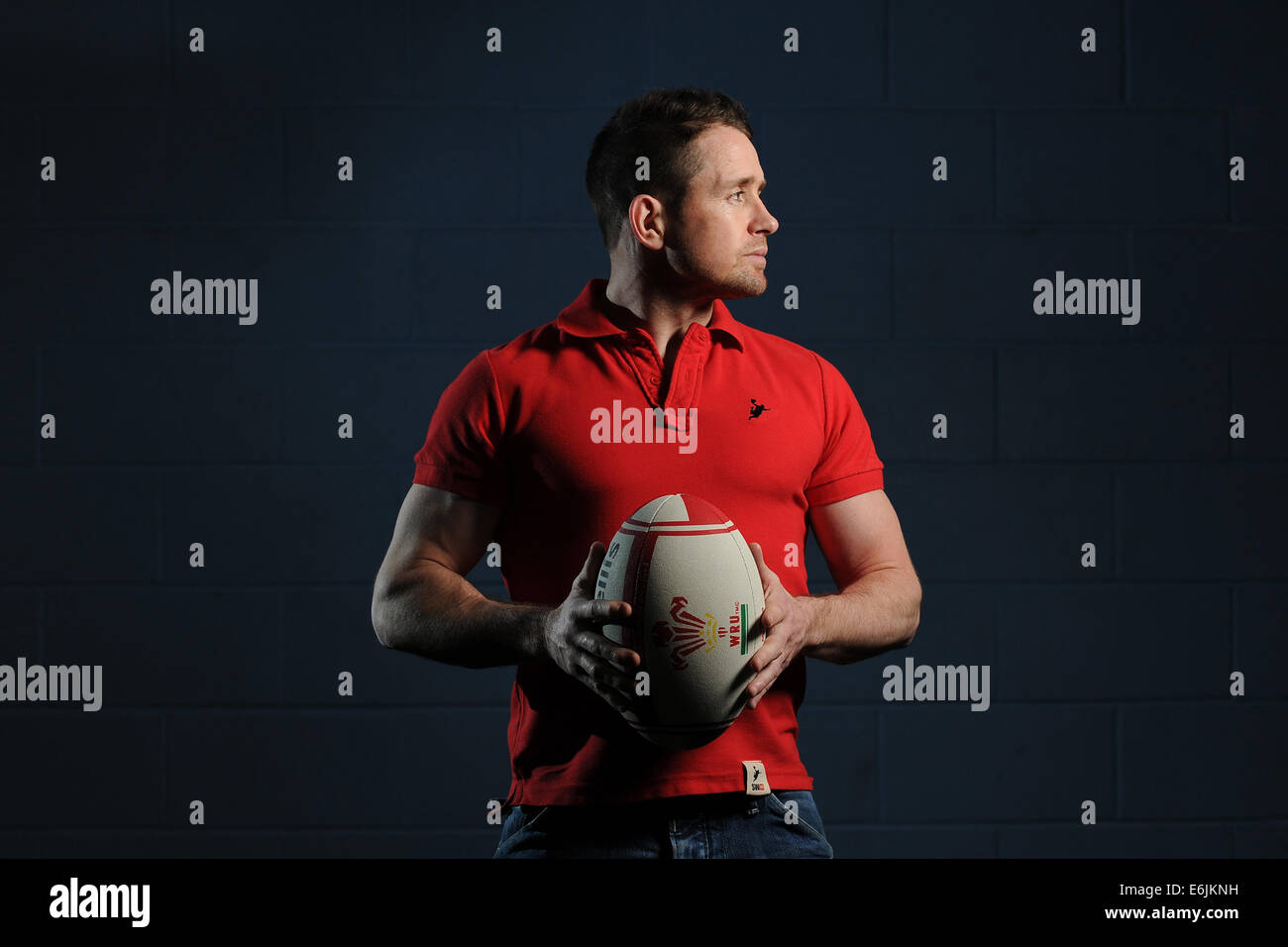 Ex Galles Internazionale di Rugby Shane Williams. Foto Stock