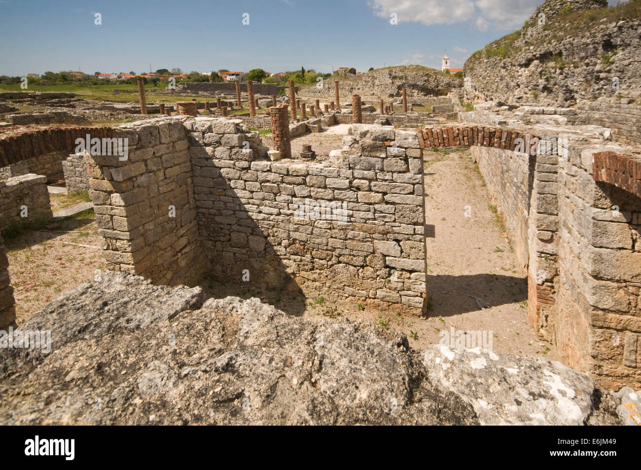 L'Europa, Portogallo, Conimbriga, I secolo d.c. il sito romano, Casa attribuita a Cantaber Foto Stock