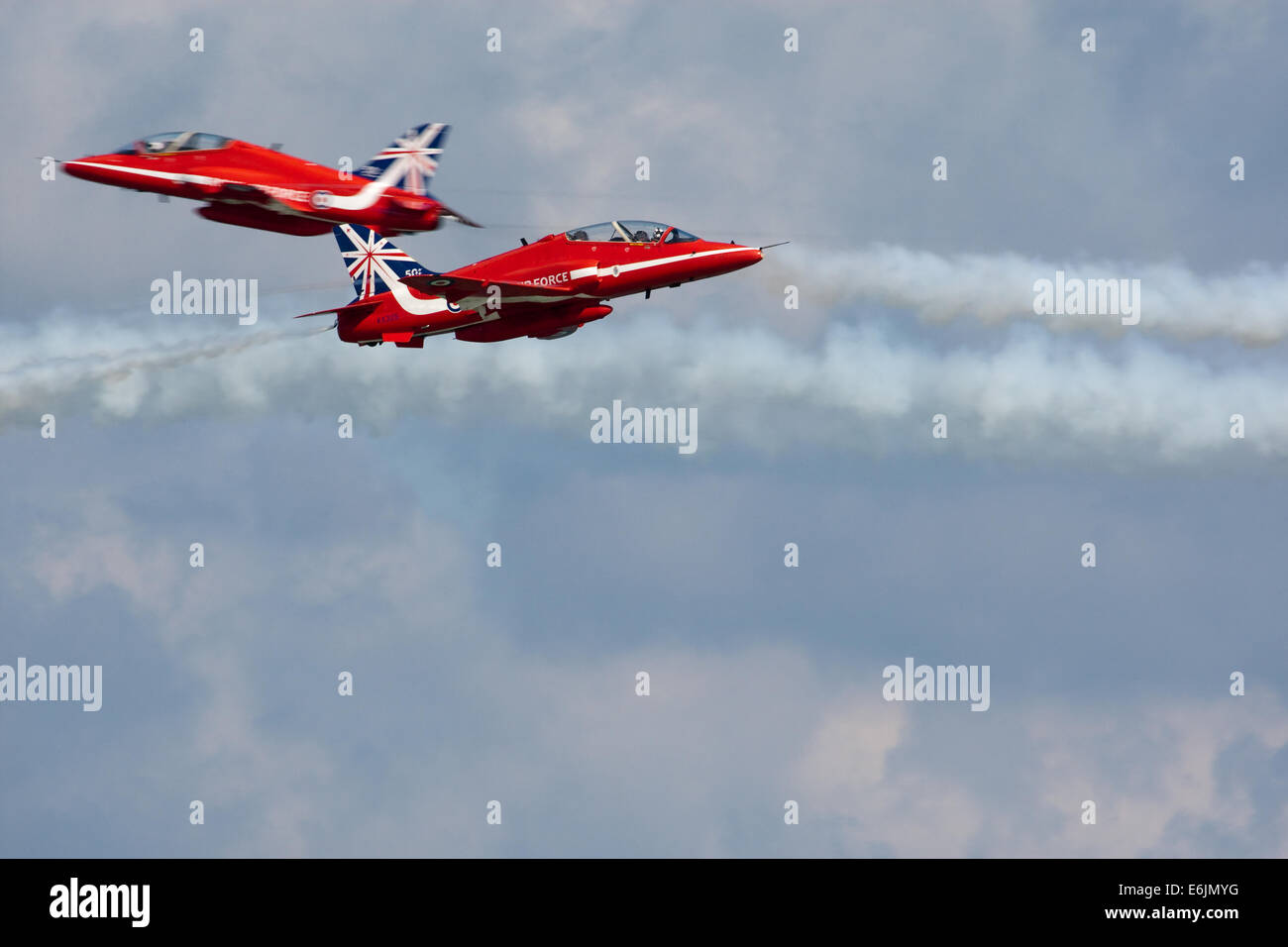 Le frecce rosse display 2014 a Cromer in Norfolk Foto Stock