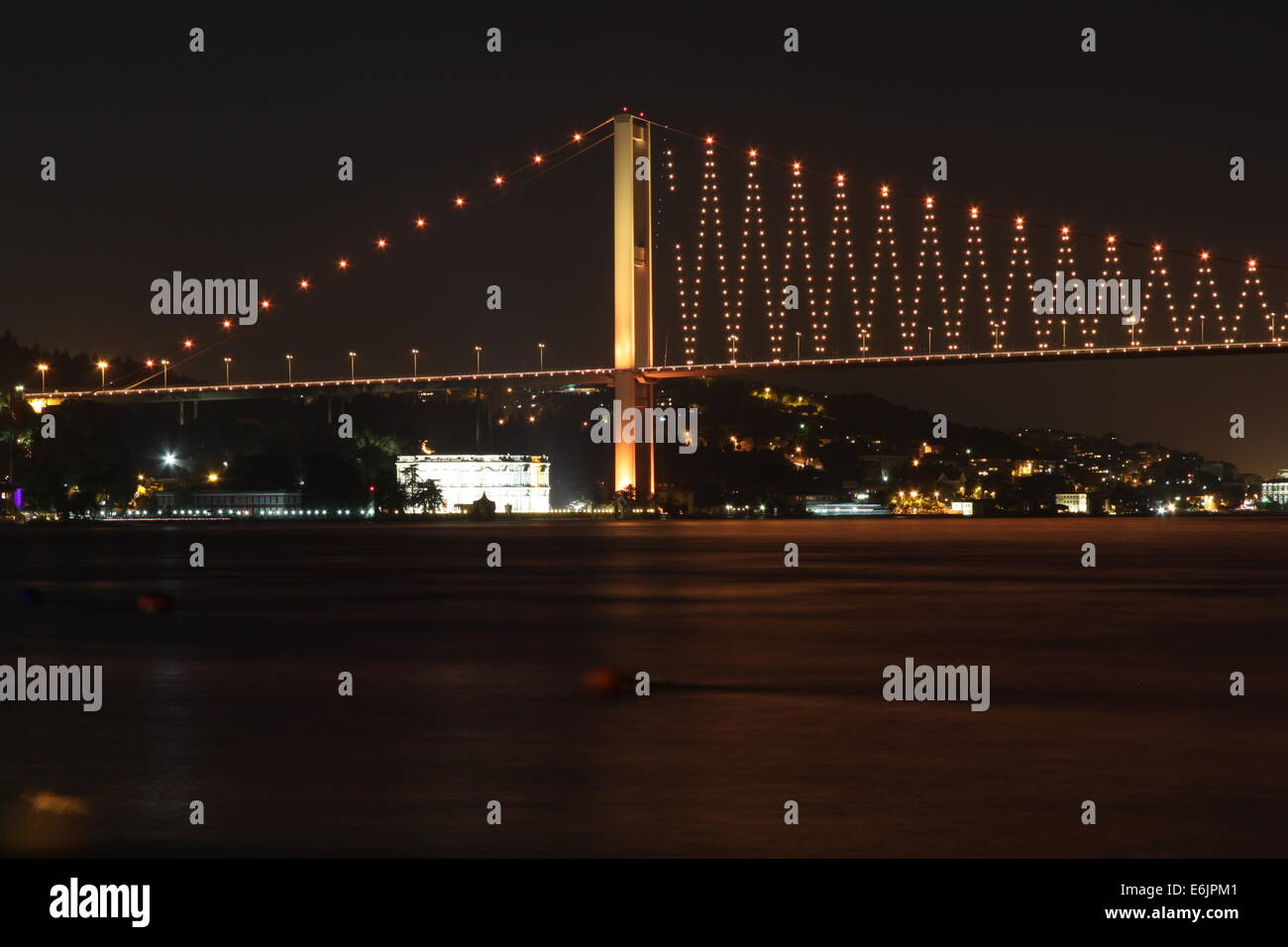 Ponte sul Bosforo Istanbul Turchia Foto Stock