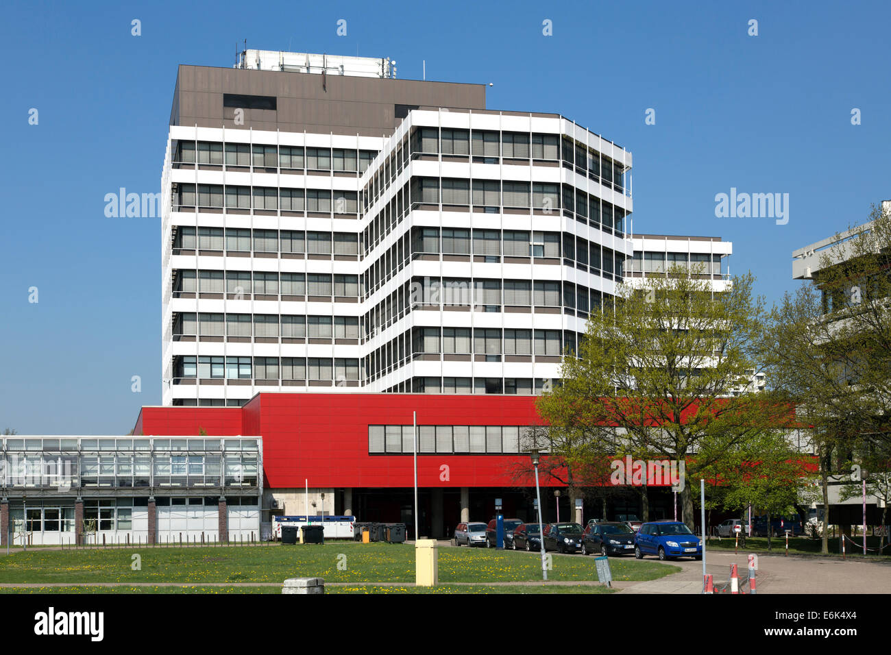 Multi-purpose alto edificio, MZH, Università di Brema, Technology Center, Brema, Germania Foto Stock