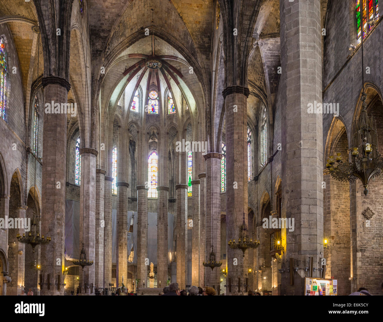 Chiesa del Pastore di Esglesia dei Sants Just i, Barcellona, regione di ​​​​Catalonia, Spagna Foto Stock