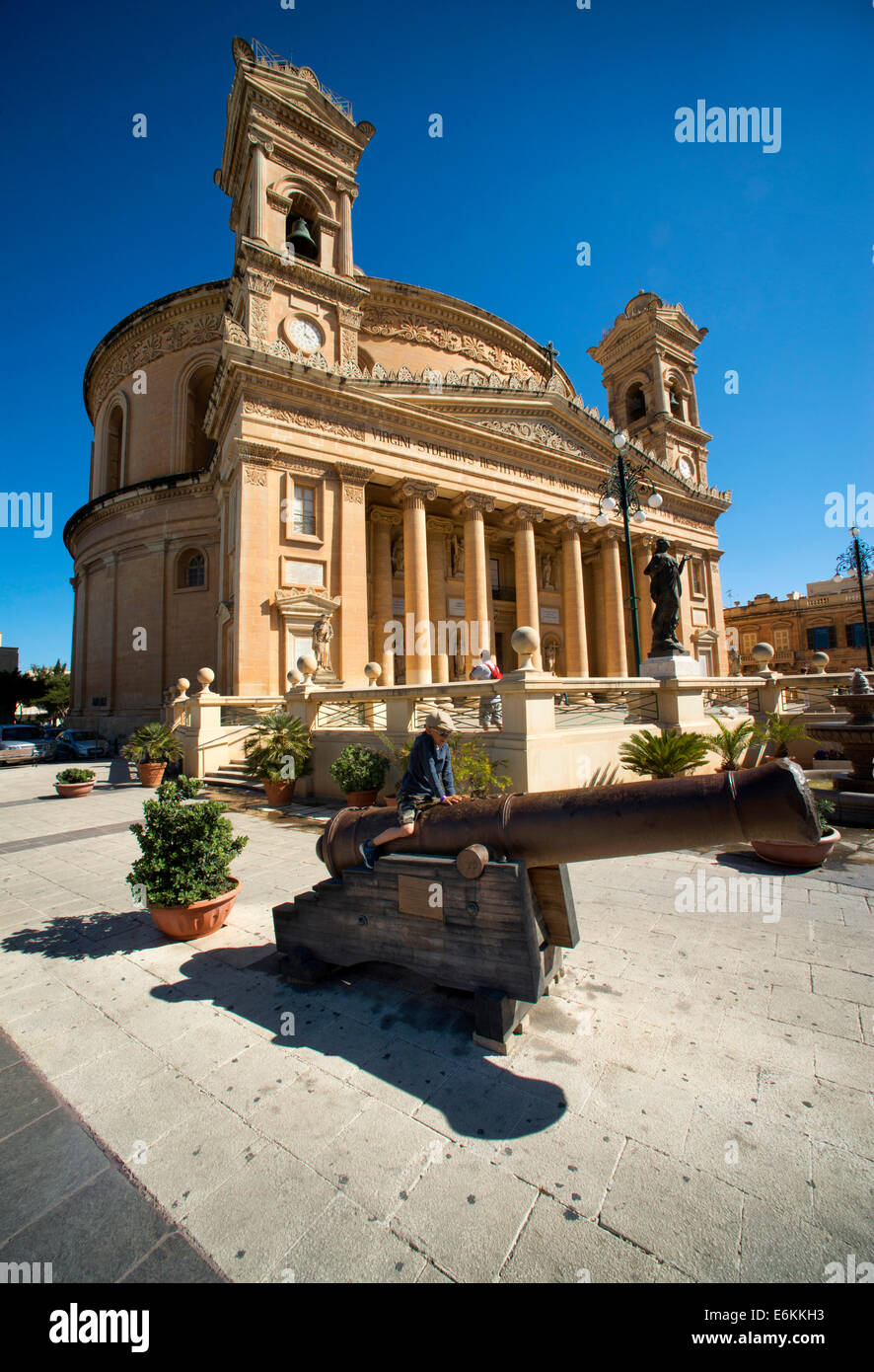 Chiesa di Santa Maria Assunta, Mosta, Malta Foto Stock