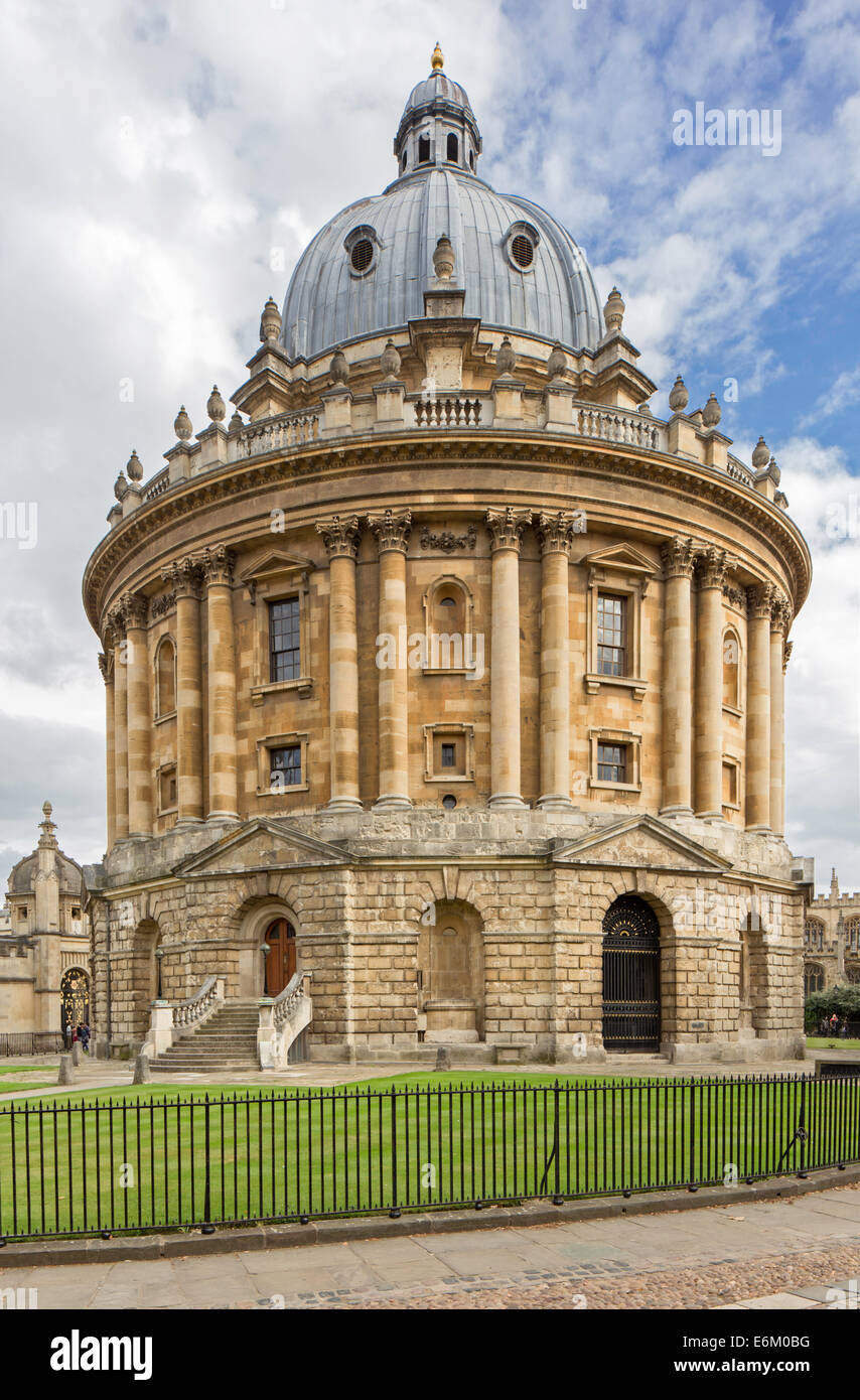 L'Università di Oxford la Radcliffe Camera edificio (1748), Oxford, Oxfordshire, England, Regno Unito Foto Stock