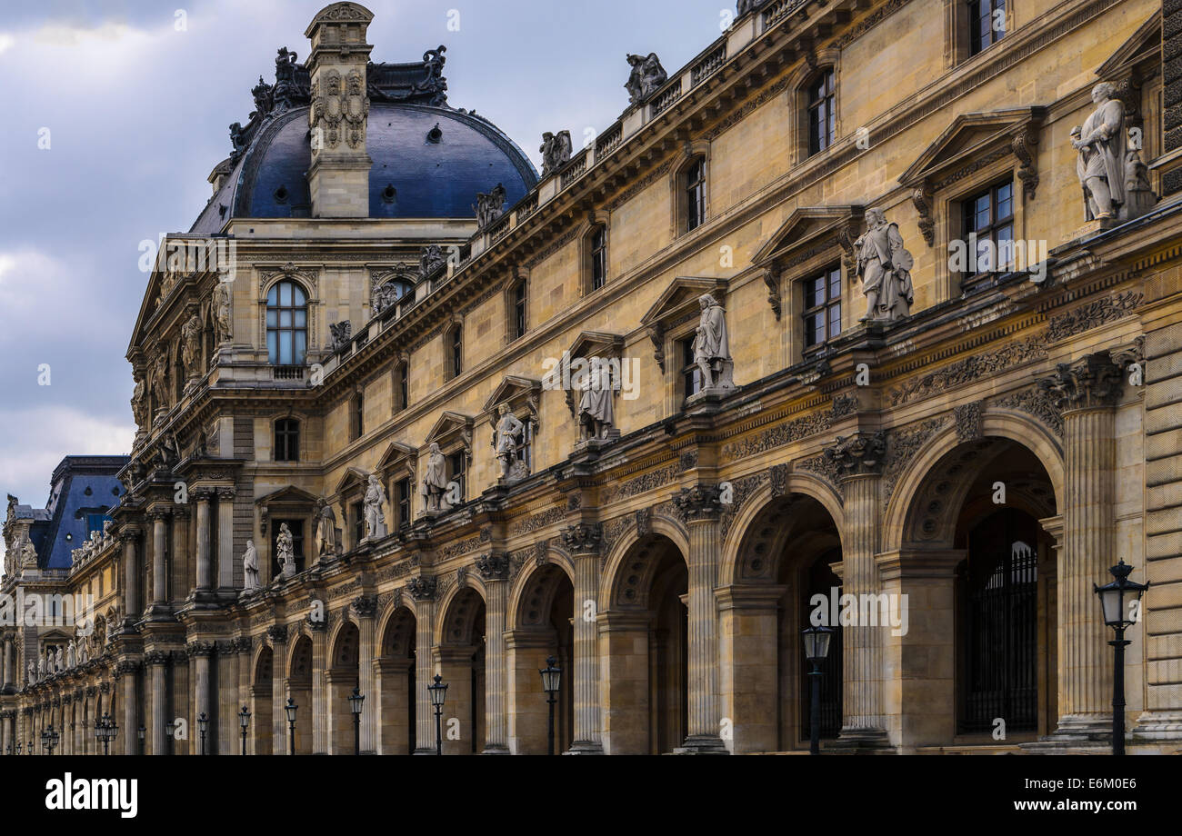 Parigi Louvre Foto Stock