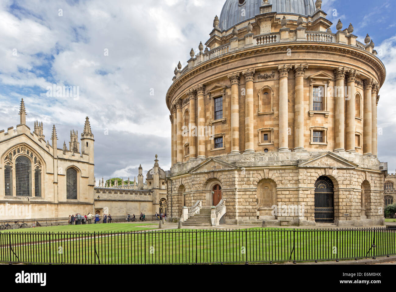 L'Università di Oxford la Radcliffe Camera edificio (1748), Oxford, Oxfordshire, England, Regno Unito Foto Stock