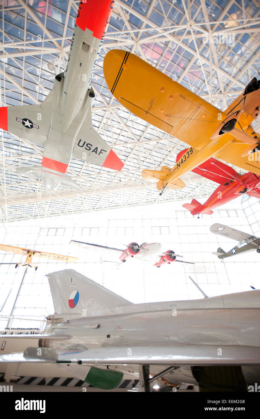 Il Museo del Volo di T. A. Wilson Grande Galleria. Foto Stock