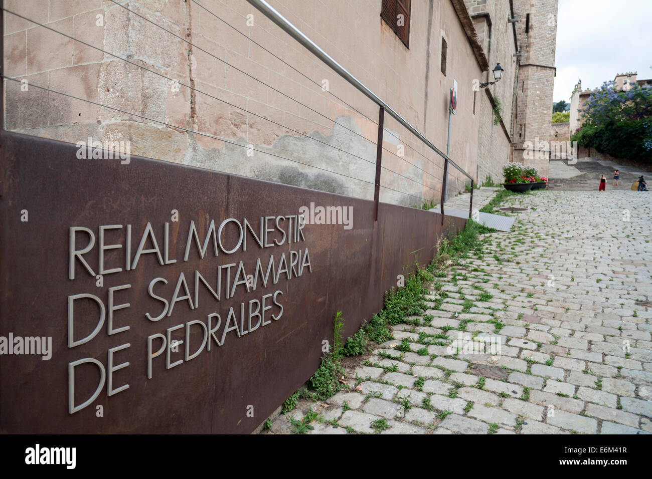 Reial Monestir de Santa Maria de Pedralbes a Barcellona. Foto Stock