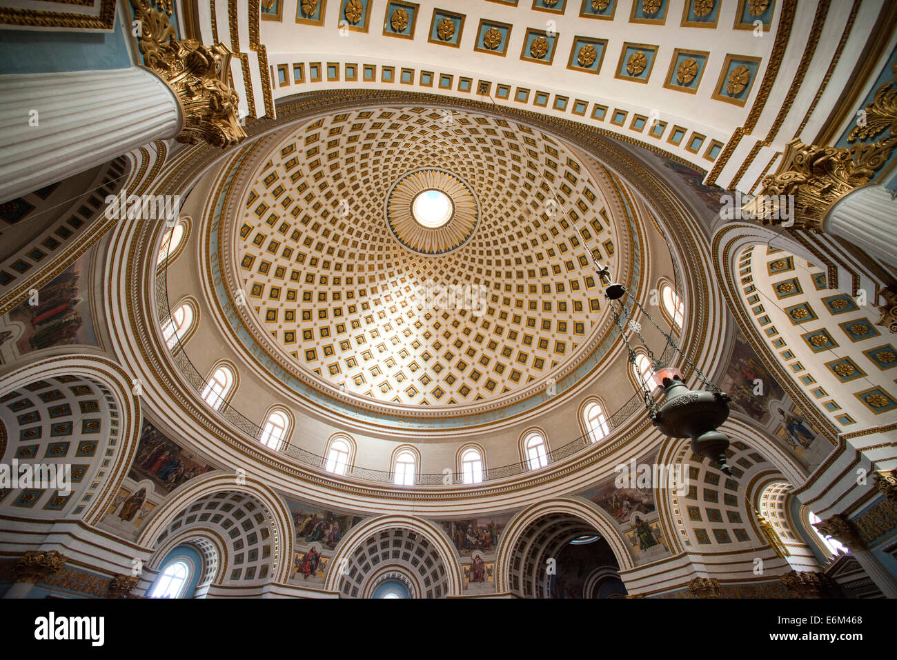 Chiesa di Santa Maria Assunta, Mosta, Malta Foto Stock