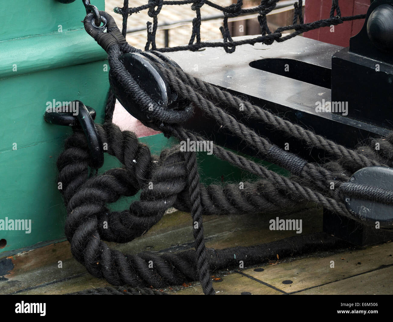 HMS Trincomalee,Royal Navy frigate a Hartlepool Maritime Experience,UK Foto Stock