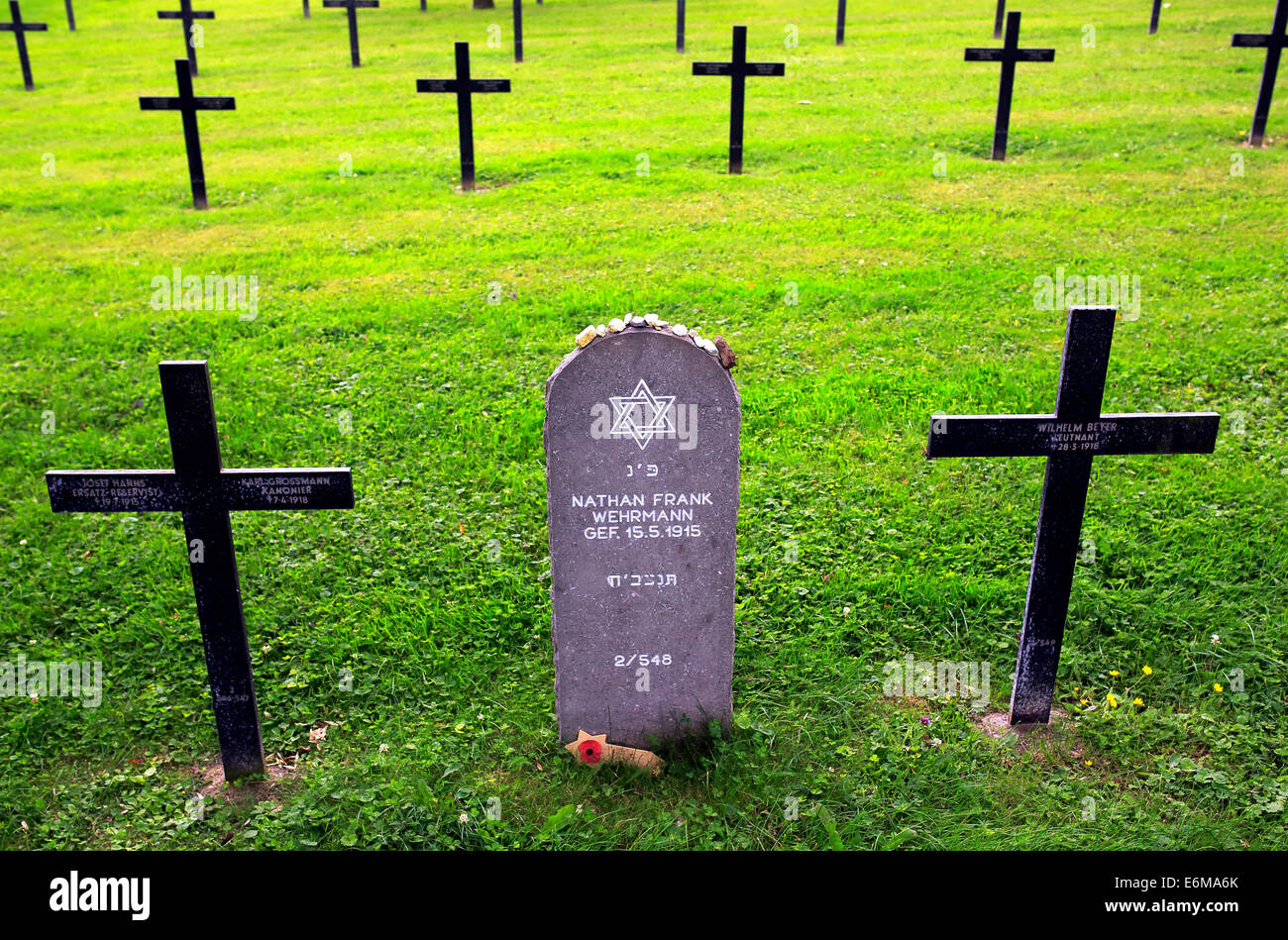 Fricourt cimitero militare tedesco Foto Stock