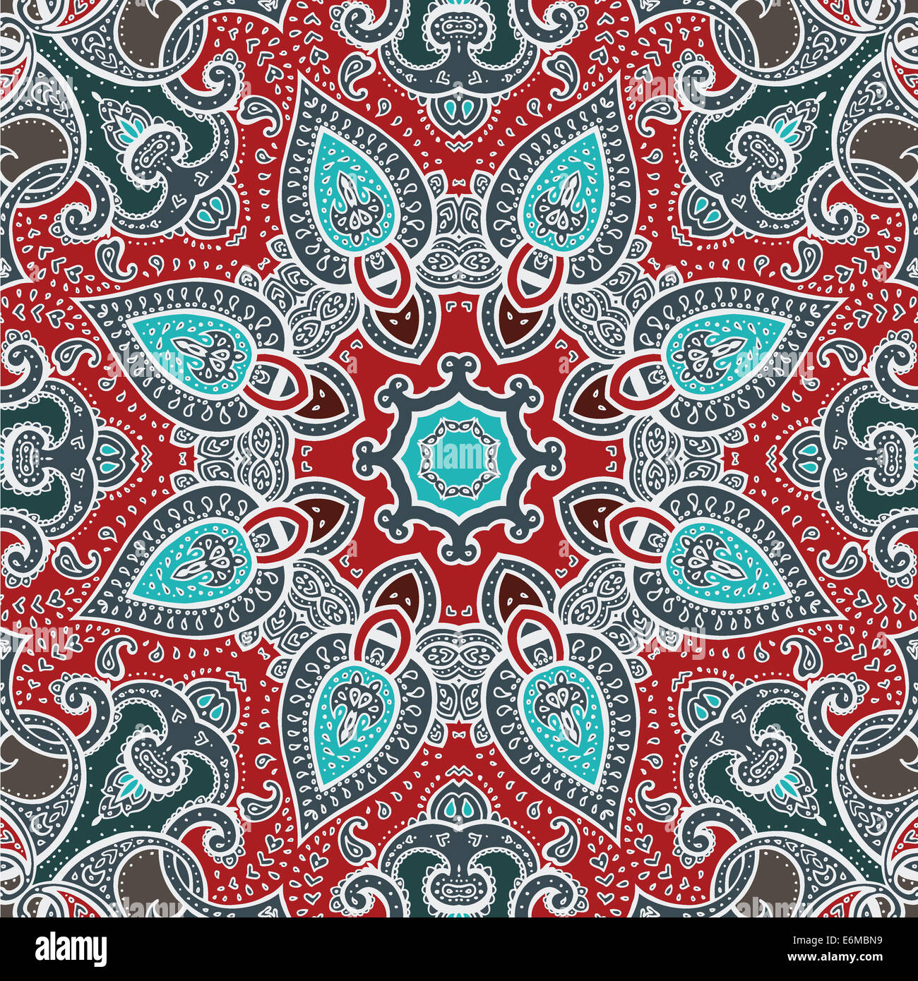 Mandala, motivo decorativo. Foto Stock